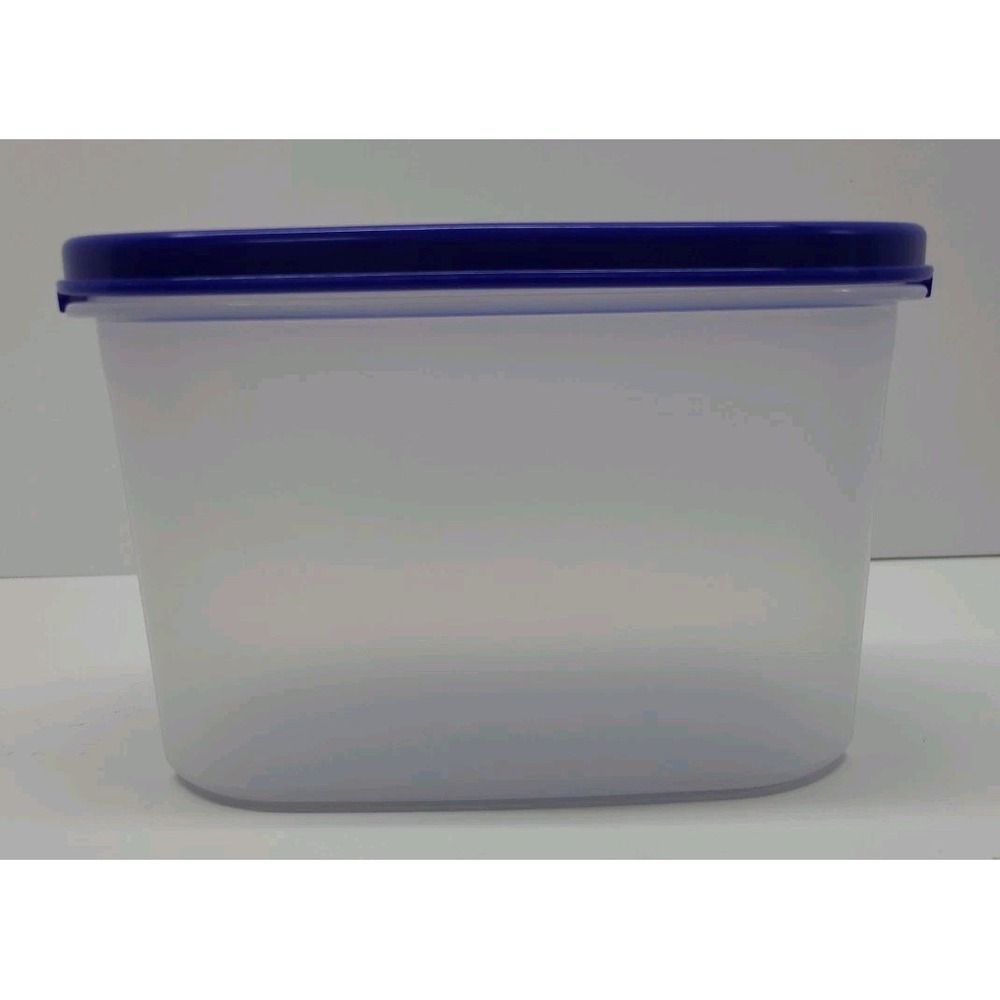 Tupperware Modular Mates Oval 2  Klein Blue Lid‎